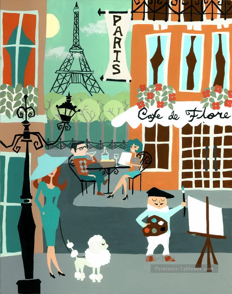scènes de rue à Paris 80 Peintures à l'huile